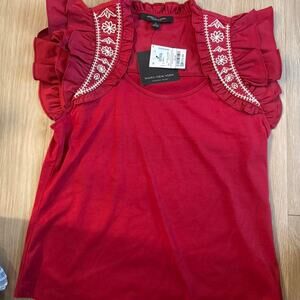 Marc new york red blouse